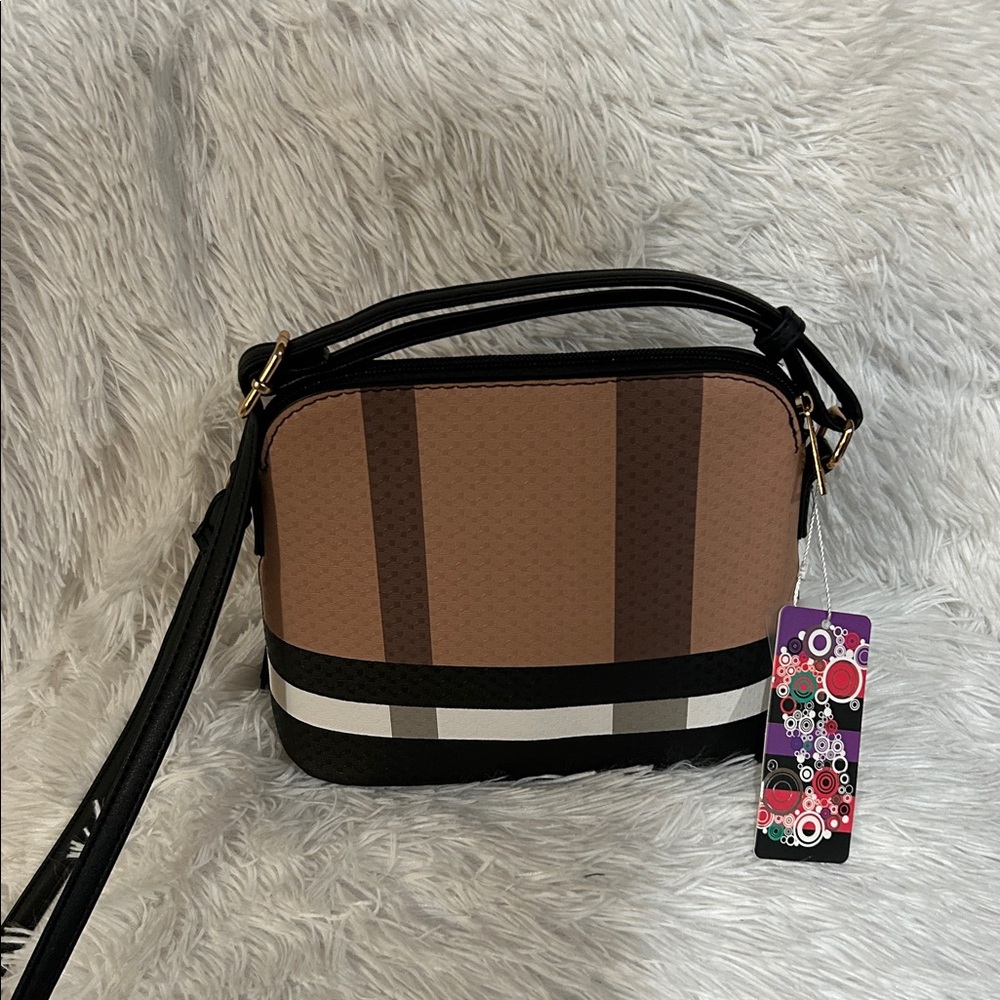 Stylish Brown and Black Women's Bag